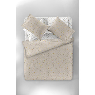 ΣΕT ΣΕΝΤΟΝΙΑ RAFFIA TAUPE 240X260 ΣΕΤ 4ΤΜΧ.