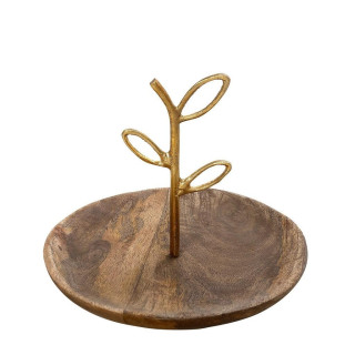 ΠΙΑΤΕΛΑ ΞΥΛINH ΜΕ ΜΕΤΑΛΛΙΚΗ ΛΑΒΗ ΧΡΥΣΗ 20Χ20Χ17ΕΚ FRI106K2