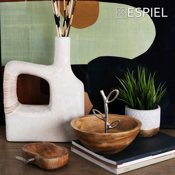 ΠΙΑΤΕΛΑ ΞΥΛINH ΜΕ ΜΕΤΑΛΛΙΚΗ ΛΑΒΗ ΧΡΥΣΗ 20Χ20Χ17ΕΚ FRI110 ESPIEL