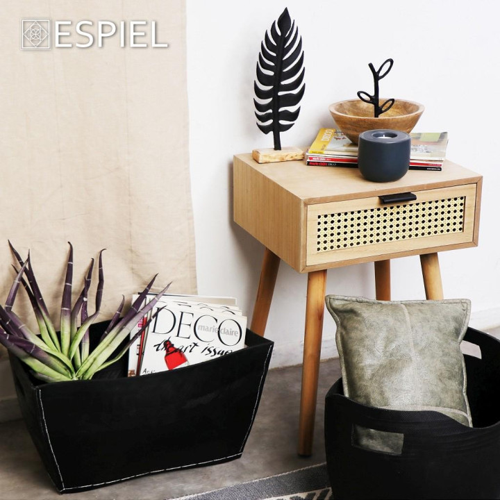 ΠΙΑΤΕΛΑ ΞΥΛINH ΜΕ ΜΕΤΑΛΛΙΚΗ ΛΑΒΗ ΜΑΥΡΗ 25Χ25Χ21ΕΚ FRI111 ESPIEL