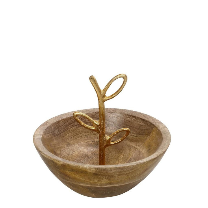 ΠΙΑΤΕΛΑ ΞΥΛINH ΜΕ ΜΕΤΑΛΛΙΚΗ ΛΑΒΗ ΧΡΥΣΗ 20Χ20Χ17ΕΚ FRI114 ESPIEL