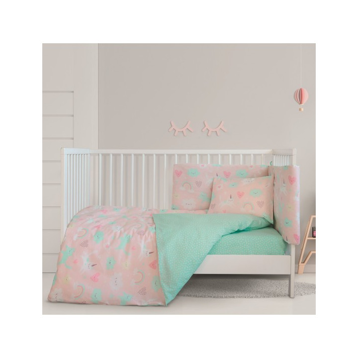 Σετ Σεντόνια Κούνιας - Unicat 120χ160