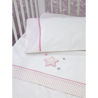 Σετ Σεντόνια Κούνιας με Λάστιχο - Star Birds