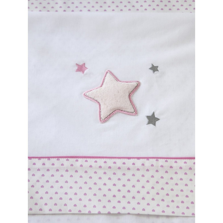 Σετ Σεντόνια Κούνιας με Λάστιχο - Star Birds