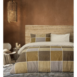 Σετ Σεντόνια Υπέρδιπλα - Rusty Beige Gold 240Χ270