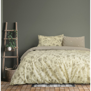 Σετ Σεντόνια Υπέρδιπλα - Fueglio Olive Green 240Χ270