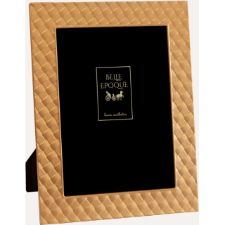 Μεταλλική Κορνίζα χρυσή ματ σφυρήλατη Για Φωτογραφία 15x20 Εκ.