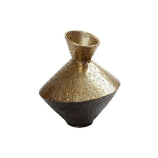 ΒΑΖΟ ΑΛΟΥΜ. ΓΚΡΙ/ΧΡΥΣΟ 16X16εκ - ESPIEL