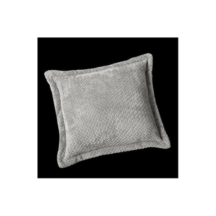 Guy Laroche Rombus Κουβέρτα Fleece Υπέρδιπλη 220x240εκ. Silver