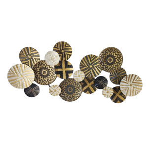 Αγοράστε Μεταλλικό διακοσμητικό τοίχου circles 155Χ70 ITEM15309 της εταιρείας PROTASI HOME |