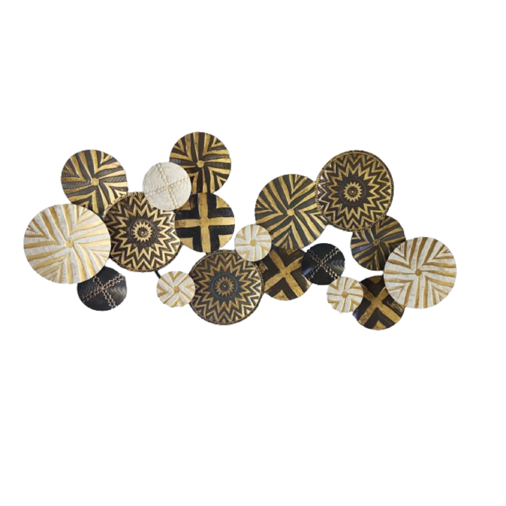 Αγοράστε Μεταλλικό διακοσμητικό τοίχου circles 155Χ70 ITEM15309 της εταιρείας PROTASI HOME |