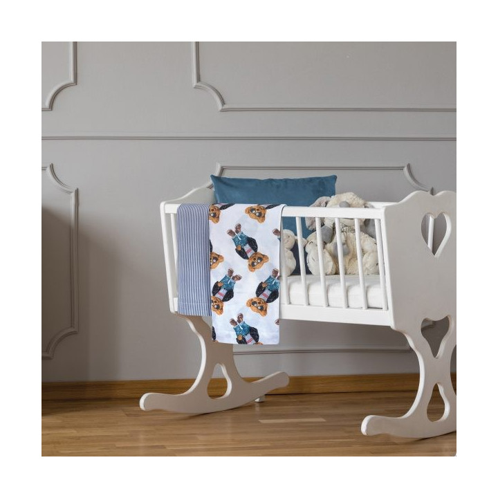 8838 ΣΕΤ ΣΕΝΤΟΝΙΑ ΛΙΚΝΟΥ 70Χ120εκ ΒΑΒΥ GREENWICH POLO CLUB