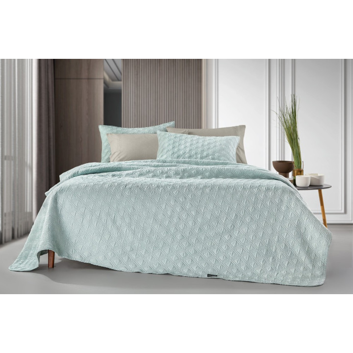 Κουβερλί Σετ 2τμχ Tempest Mint 180X240εκ Guy Laroche
