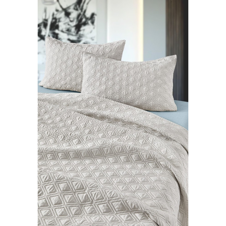 Κουβερλί Σετ 2τμχ Tempest natural 180X240εκ Guy Laroche