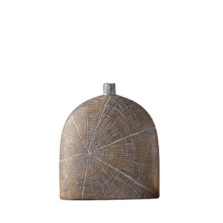 ΒΑΖΟ ''ΑΝΑΓΛΥΦΟ '' ΧΡΥΣΟ ΠΟΛΥΡΕΖIN. 24,5Χ7,5Χ26ΕΚ espiel