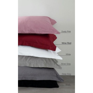 Μαξιλαροθήκες Oxford Superior Satin - wine red