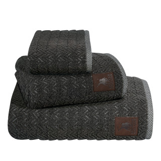 3067 ΣΕΤ ΠΕΤΣΕΤΕΣ 3 ΤΕΜΑΧΙΩΝ γκρι σκούρο GREENWICH POLO CLUB