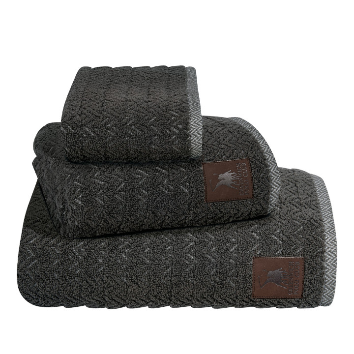 3067 ΣΕΤ ΠΕΤΣΕΤΕΣ 3 ΤΕΜΑΧΙΩΝ γκρι σκούρο GREENWICH POLO CLUB