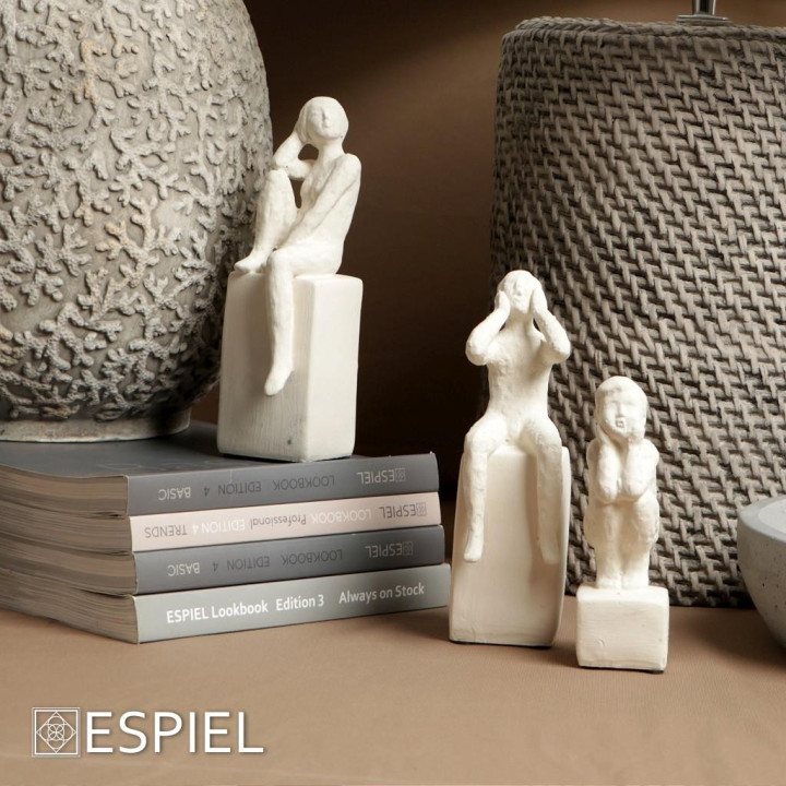 ΚΑΘΙΣΤΗ ΦΙΓΟΥΡΑ ΣΕ ΒΑΣΗ ΠΟΛΥΡΕΖ. ΛΕΥΚΟ 6Χ4,5Χ14,5ΕΚ RAH109K4