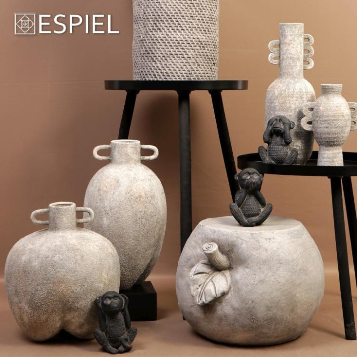 ΒΑΖΟ ΓΚΡΙ ΚΕΡΑΜ. 21,2Χ21,2Χ37ΕΚ TAS223 ESPIEL