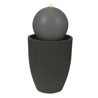 ΣΥΝΤΡΙΒΑΝΙ ΠΕΤΡΑ-ΠΟΛΥΡΕΖΙΝΗ ΜΕ LED ΦΩΤΙΣΜΟ ΓΚΡΙ 43X43X Y:81,5EK