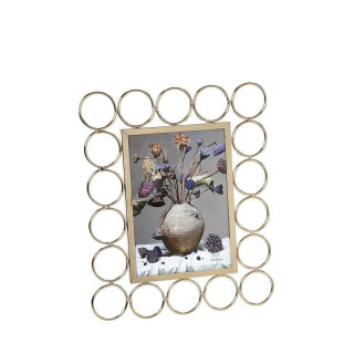 ΚΟΡΝΙΖΑ ΜΕΤΑΛΙΚΉ ME ΧΡΥΣΑ ΔΑΧΤΥΛΙΔΙΑ 15Χ20 FAM206 ESPIEL