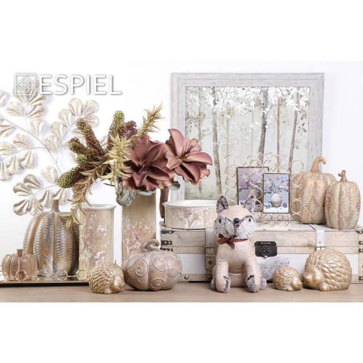 ΚΟΡΝΙΖΑ ΜΕΤΑΛΙΚΉ ME ΧΡΥΣΑ ΔΑΧΤΥΛΙΔΙΑ 15Χ20 FAM206 ESPIEL