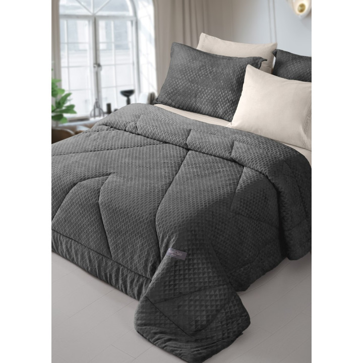 ΚΟΥΒΕΡΤΑ ΠΑΠΛΩΜΑ BAROQUE CARBON 180X240 SAINT CLAIR Paris