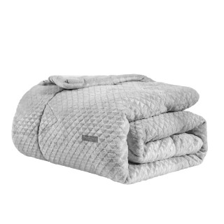 ΚΟΥΒΕΡΤΑ ΠΑΠΛΩΜΑ BAROQUE SILVER 220X240 SAINT CLAIR Paris