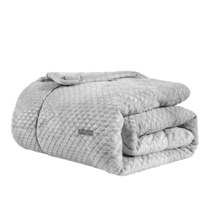 ΚΟΥΒΕΡΤΑ ΠΑΠΛΩΜΑ BAROQUE SILVER 220X240 SAINT CLAIR Paris