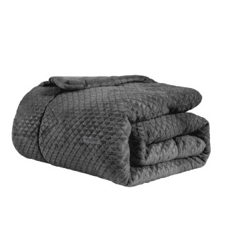 ΚΟΥΒΕΡΤΑ ΠΑΠΛΩΜΑ BAROQUE CARBON 220X240 SAINT CLAIR Paris