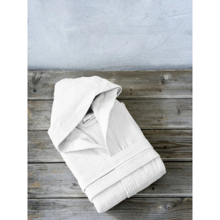 Μπουρνούζι με κουκούλα Zen - Small - White