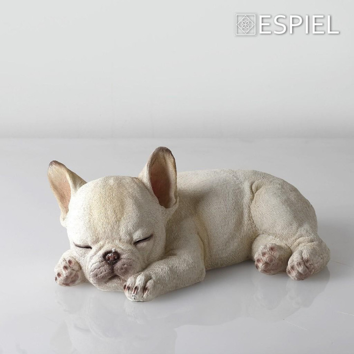 ΦΙΓΟΥΡΑ ΣΚΥΛΟΣ FRENCH BULLDOG POLYRESIN 30X18,8X13cm KUL103