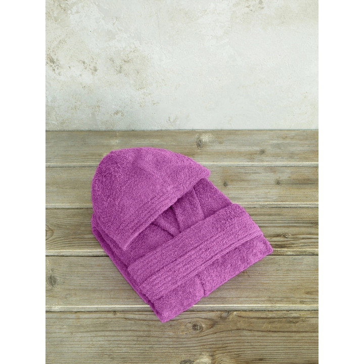 Μπουρνούζι με κουκούλα Wizard - Dark Fuchsia