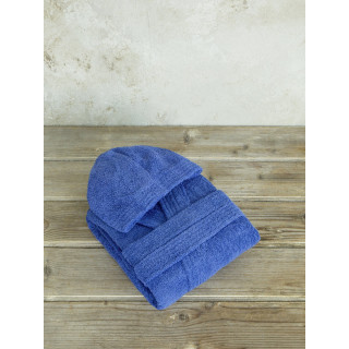 Μπουρνούζι με κουκούλα Wizard - Fun Blue