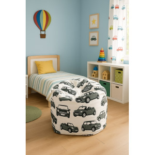 Πουφ Παιδικό "Mini Car"40x40x40 -