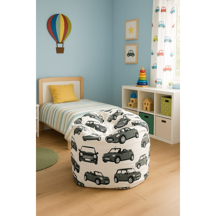 Πουφ Παιδικό "Mini Car"40x40x40 -