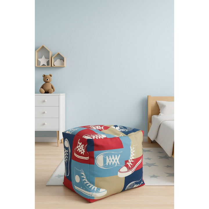 Πουφ Παιδικό "All Star" 40x40x40 cm