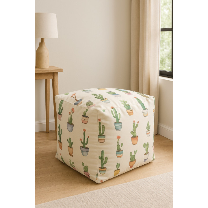 Πουφ "pouf Cactus" 45x45x45 cm