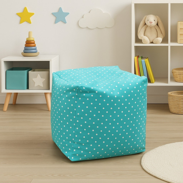 Πουφ "Polka Dot" 45x45x45 cm