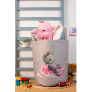 Παιδικό Καλάθι Αποθήκευσης Ballerina 105 50X30X45 cm Γκρι