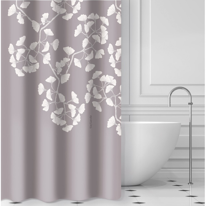 Κουρτίνα Μπάνιου Lavina Violet 180x185 Guy Laroche
