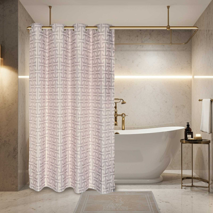 GREENWICH POLO CLUB ΚΟΥΡΤΙΝΑ ΜΠΑΝΙΟΥ Π200Χ180Υ TAUPE 3122