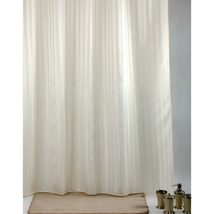 Κουρτίνα Μπάνιου Π 180Χ200 Υ Υφασμάτινη RIGOTO μπεζ