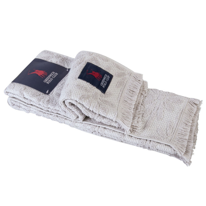 2705 ΠΕΤΣΕΤΕΣ ΚΟΥΖΙΝΑΣ GREY ΣΕΤ 2ΤΜΧ 40Χ60 GREENWICH POLO CLUB