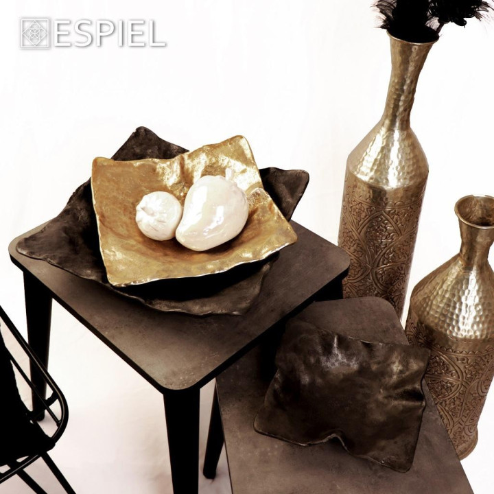 ΠΙΑΤΕΛΑ ΑΛΟΥΜΙΝΙΟΥ ΓΚΡΙ ΤΕΤΡΑΓΩΝΗ. MEDIUM 29X29ΕΚ.