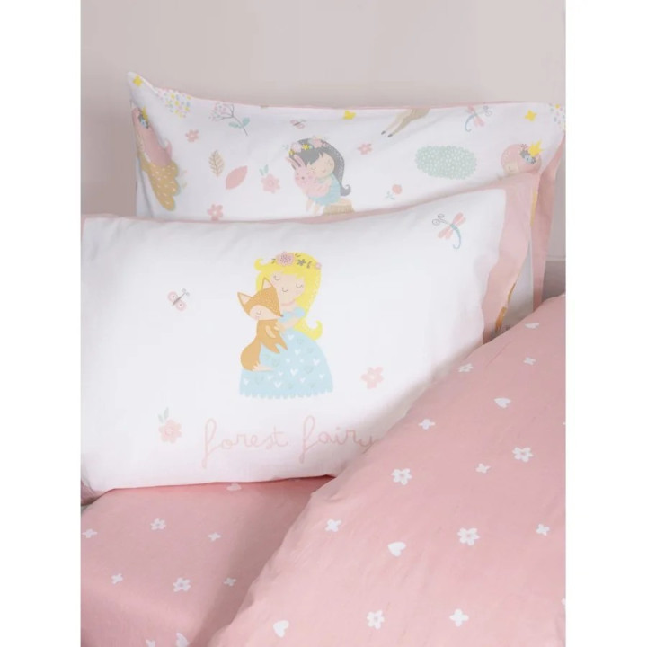 Nima Kids Σετ Σεντόνια Μονά με Λάστιχο - Forest Fairy Πολύχρωμο