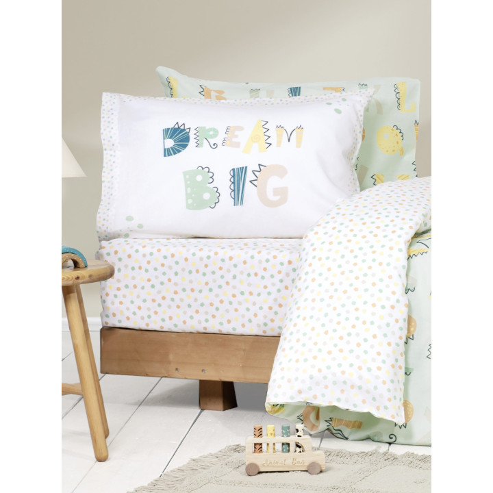 Σετ Σεντόνια Μονά με Λάστιχο - Dream Big