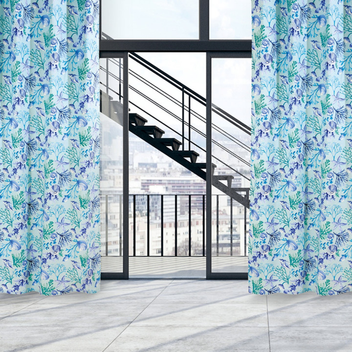 2102 ΚΟΥΡΤΙΝΑ 140Χ260 ΜΕ ΤΡΟΥΚΣ