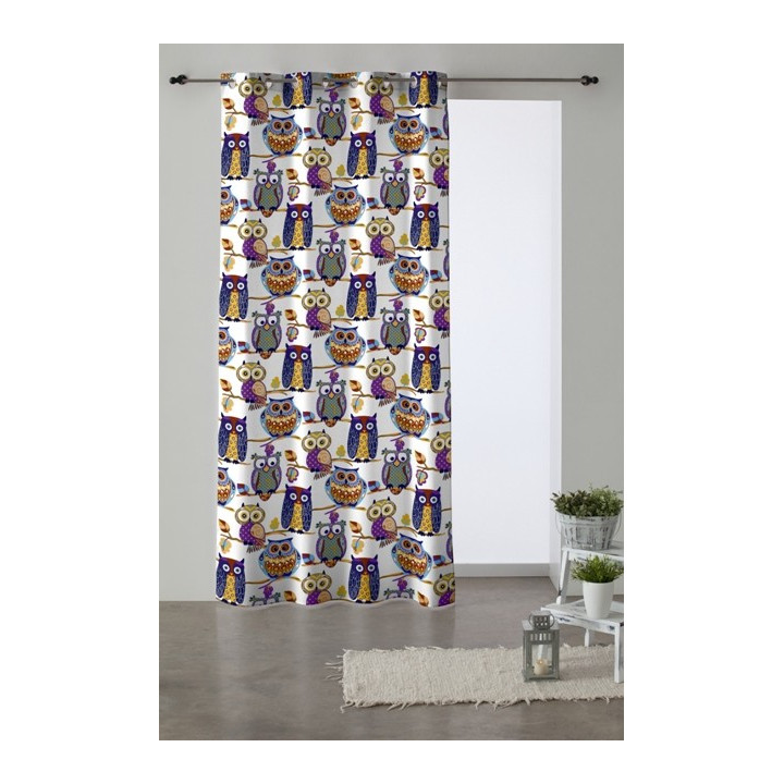 ΚΟΥΡΤΙΝΕΣ ΜΕ ΤΡΟΥΚΣ BUHO LILA(150X260)